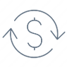 Financial Planning Icon Blue Financial Planning Icon Blue